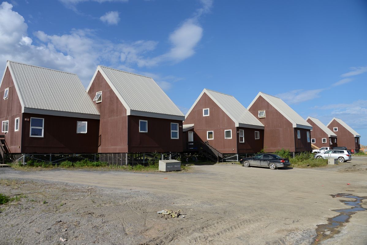 24 Six Brown Houses On Kugmallit Road In Inuvik Northwest Territories